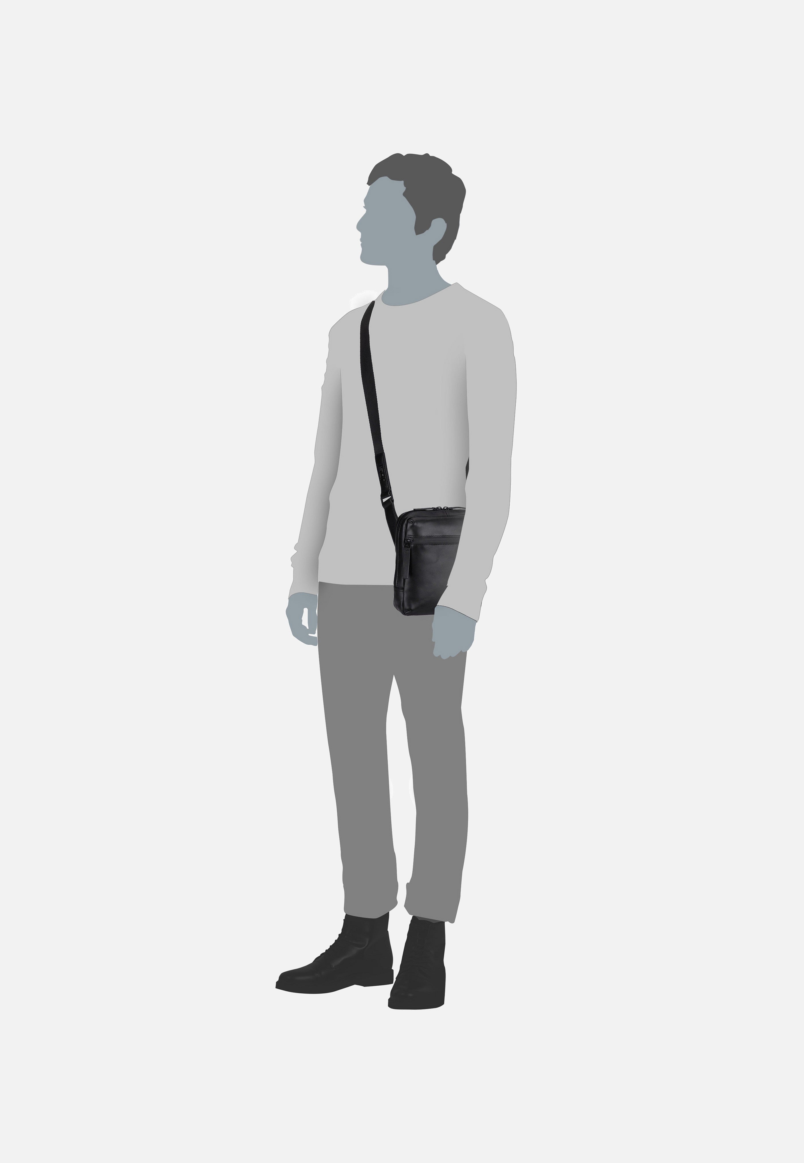 Aarhus 9121 Schwarz - Crossbody Bag