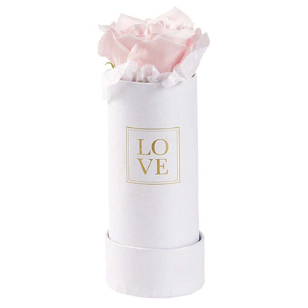 Rose éternelle dans boîte décorative LOVE