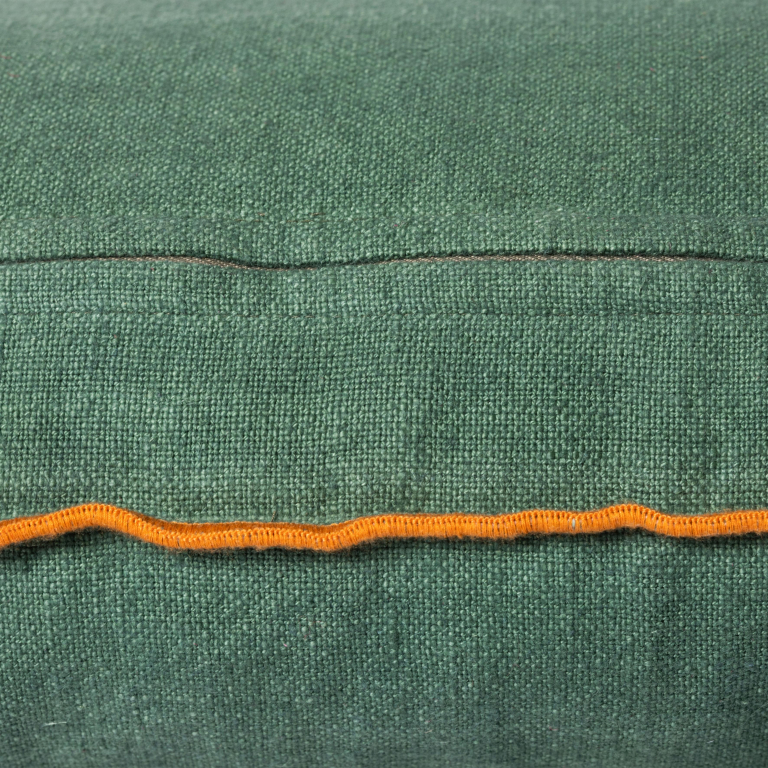 HKliving Linen Cotton kussen 60x35 ginger