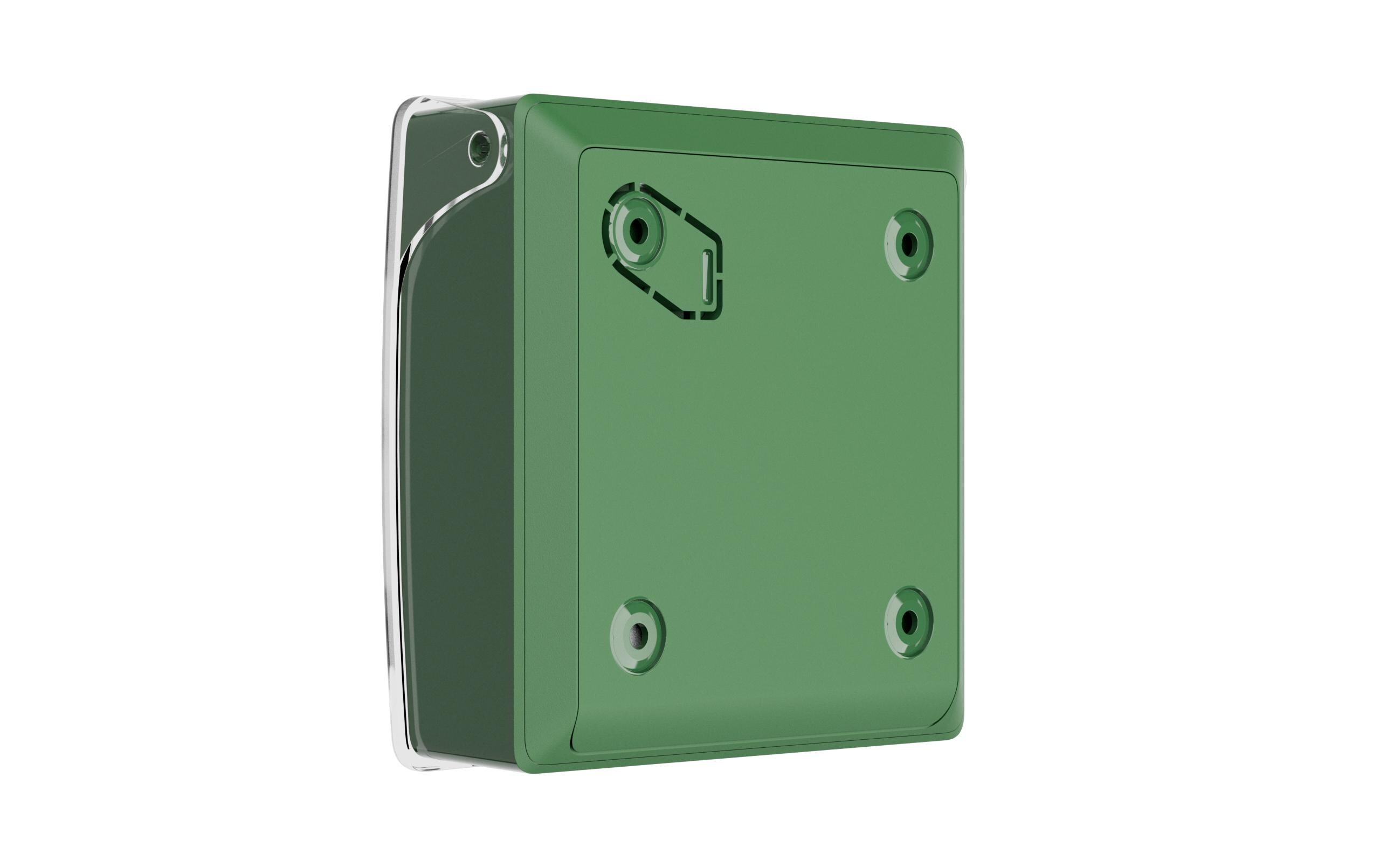 Funk-Taster ManualCallPoint (Green) Jeweller Grün<br>Funk-Druckknopfmelder mit rücksetzbarem Auslöseelement und programmierbaren Szenarien