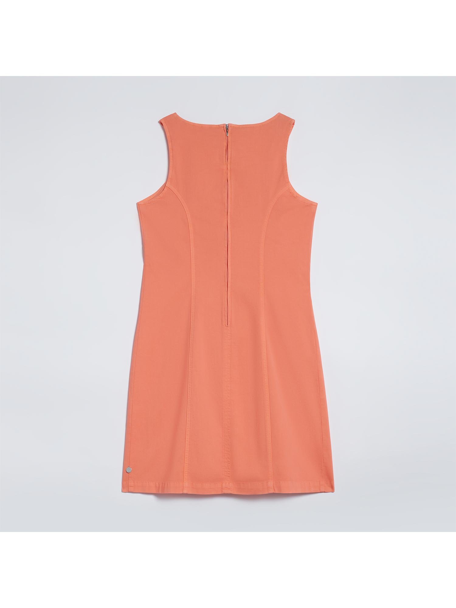 Robe Femme Sans Manches Coton Biologique Orange