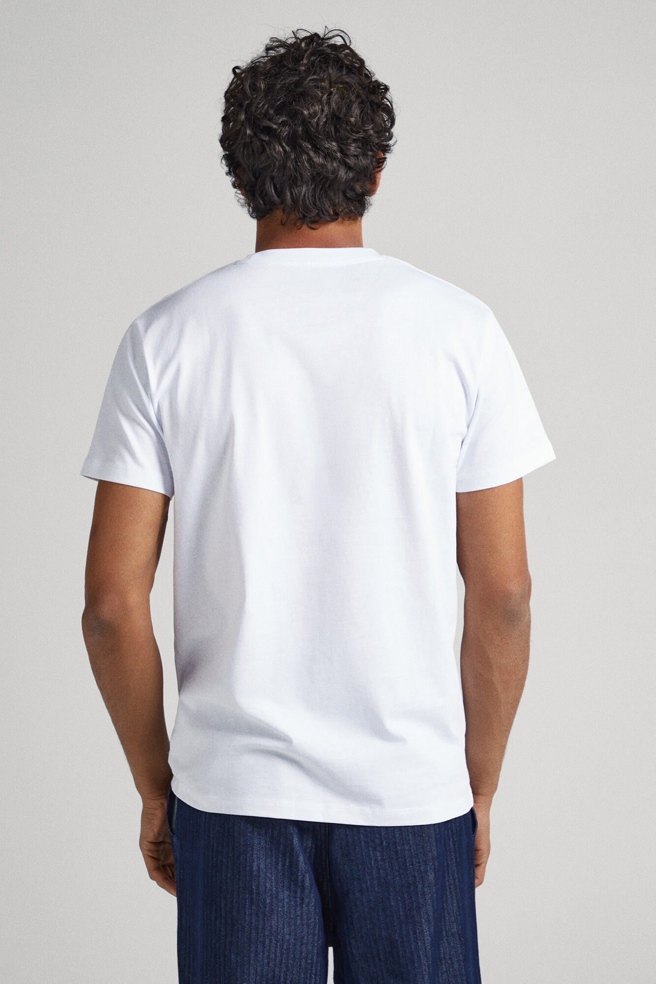 Camiseta com estampa do logotipo de 1973
