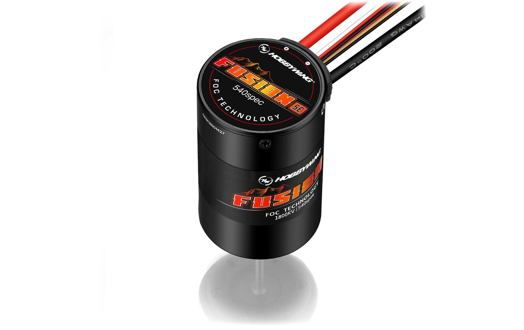 Brushless-Antriebsset Quicrun Fusion SE 1800 kV, Crawler2in1 Brushless Motor mit ESC für Rockcrawler