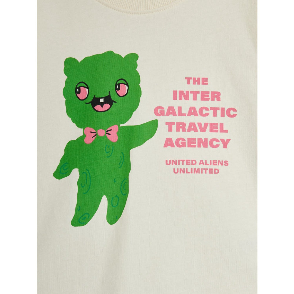 Køb Mini Rodini Off-white Alien Travel Agency Sp Ss Tee