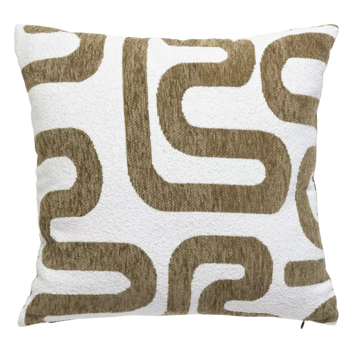 Coussin carré (40 x 40 cm) Safina Vert kaki