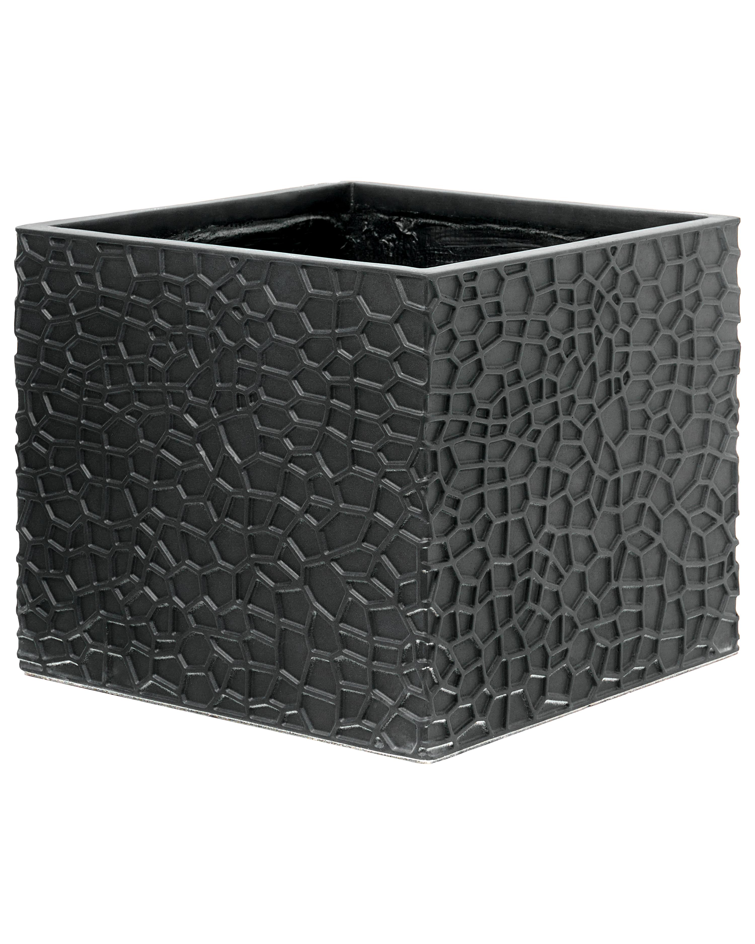 Bloempot FEIYAN 44 cm Zwart