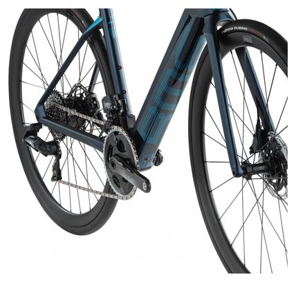 Vélo de Route Électrique BMC Roadmachine AMP One Sram Force eTap AXS 12V 350 Wh 700 mm Bleu Petrol Turquoise