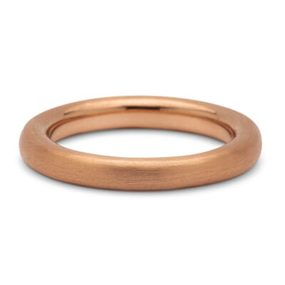 Fingerring Rundrohr, Rosé, 53 (16,9 mm)