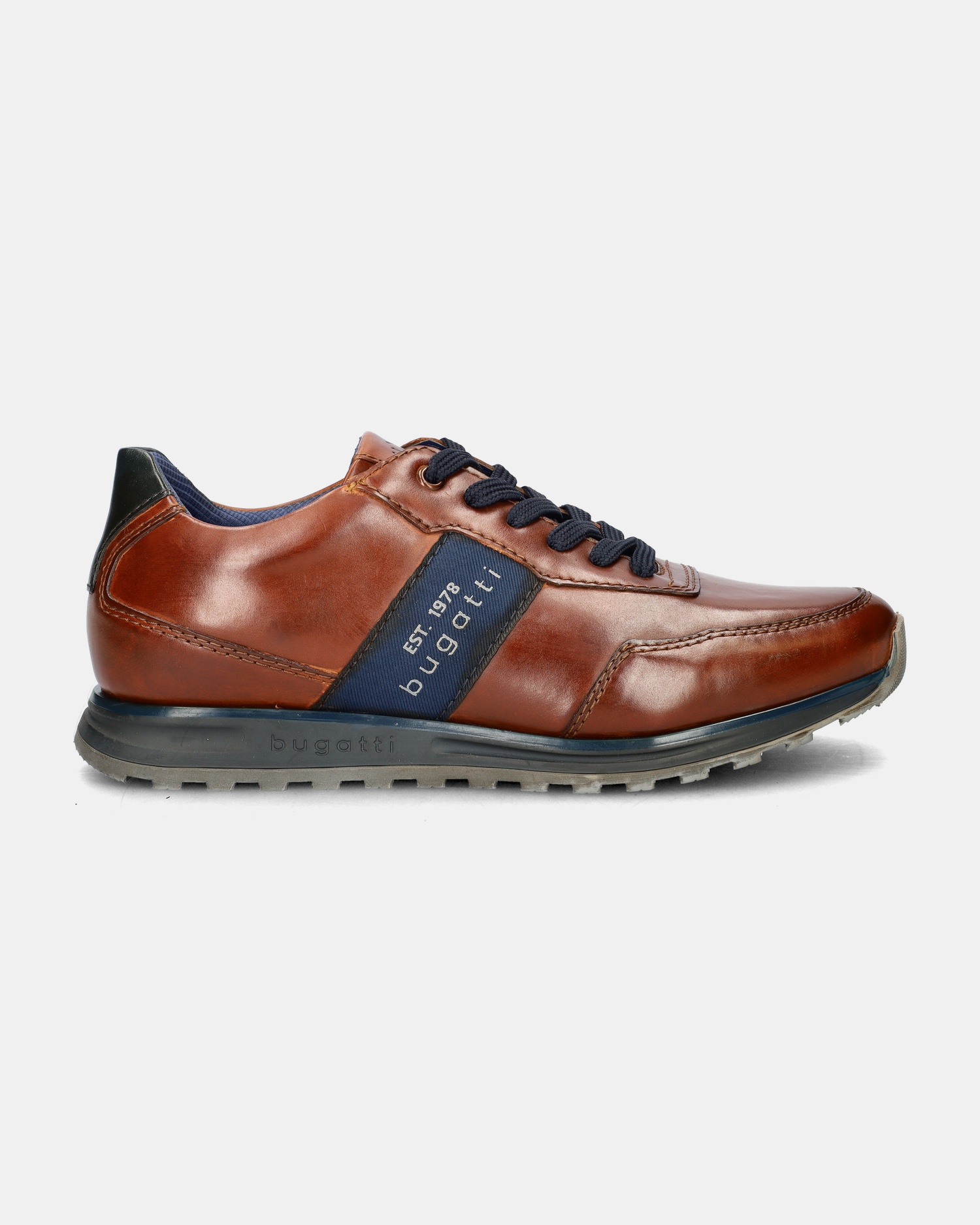 Bugatti Lage sneakers  - cognac