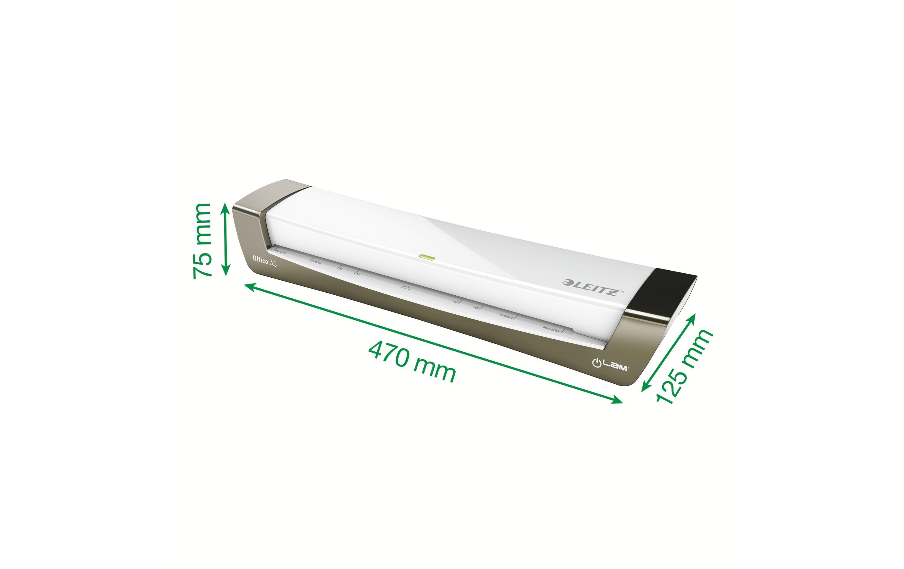 Laminiergerät iLAM Office A3 125 µm, Weiss<br>A3-Laminiergerät für Büro- oder Heimgebrauch