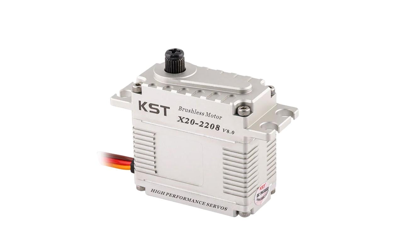 Standard Servo X20-2208 V8.0 25 kg, 0.07 s, Brushless HV<br>Brushless Standard Servo, ideal für Helikopter der 500-800 Klasse