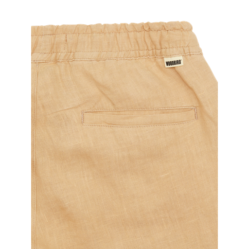 Woodbird Eik Linen Bukser, Sand, L