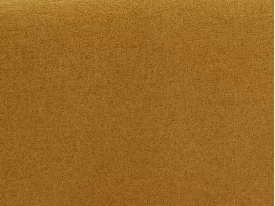 Fauteuil convertible en tissu jaune moutarde URIBIA
