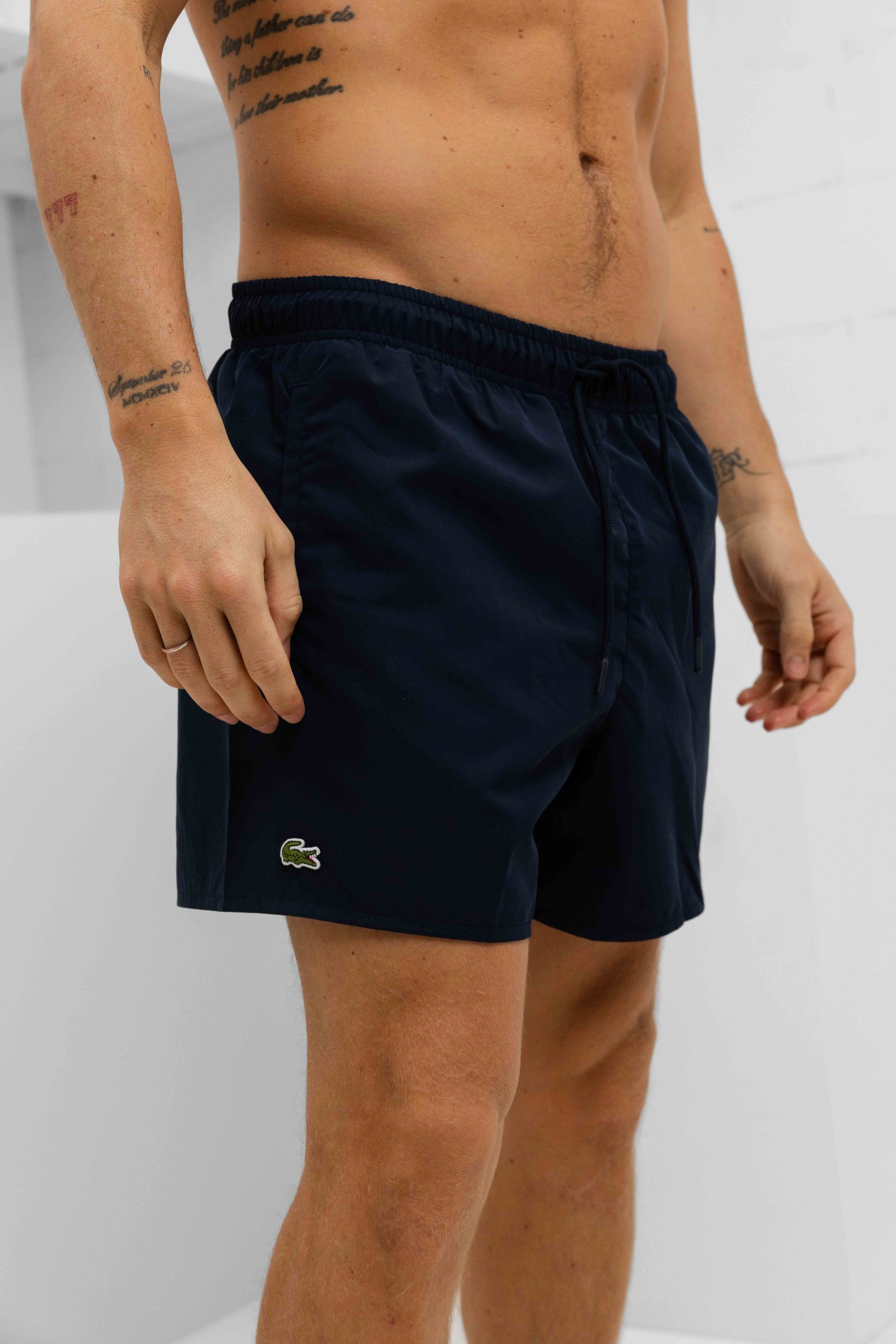 Lacoste Sneldrogende Zwembroek Heren Donkerblauw