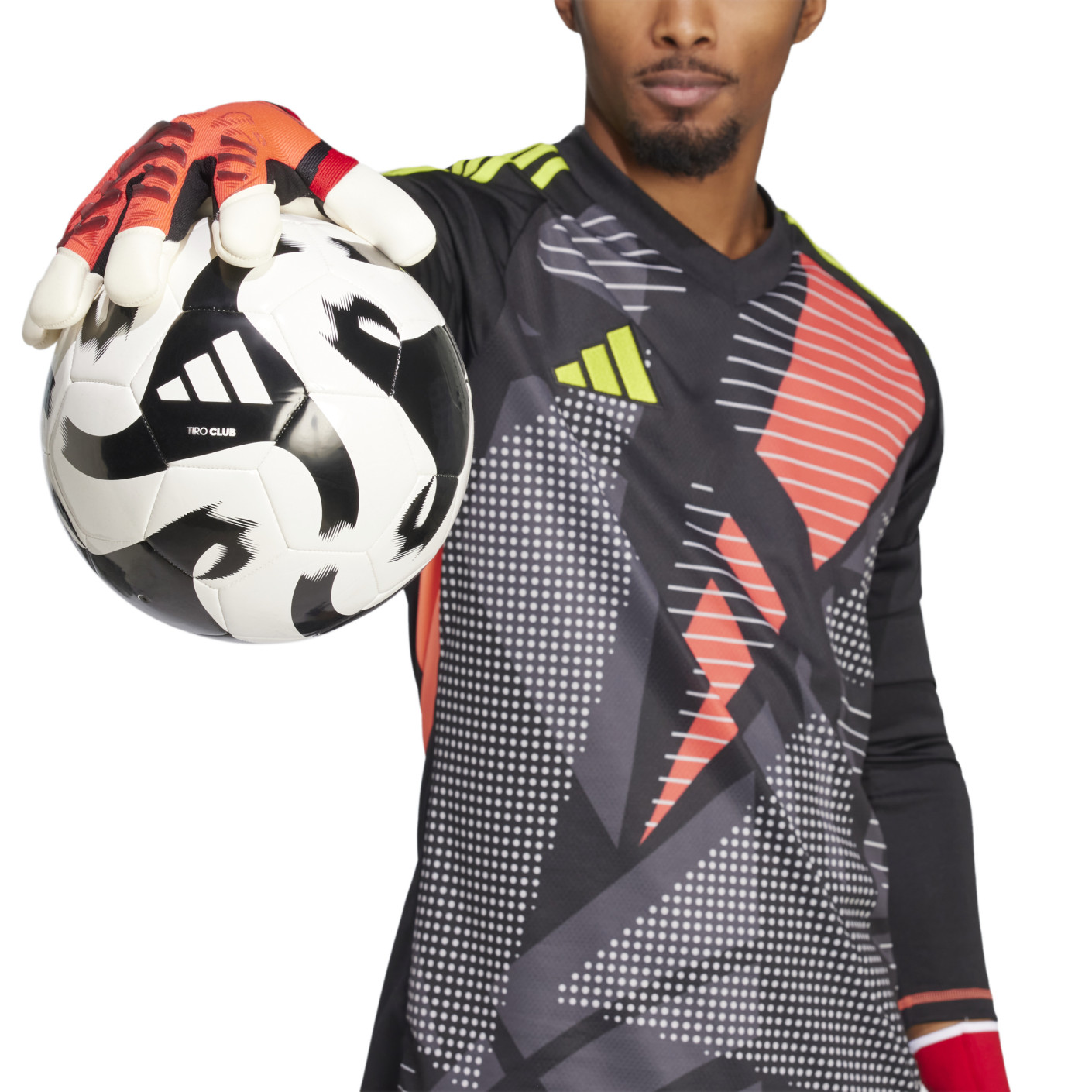 Adidas Predator Pro Hybrid Keepershandschoenen Rood Wit Zwart