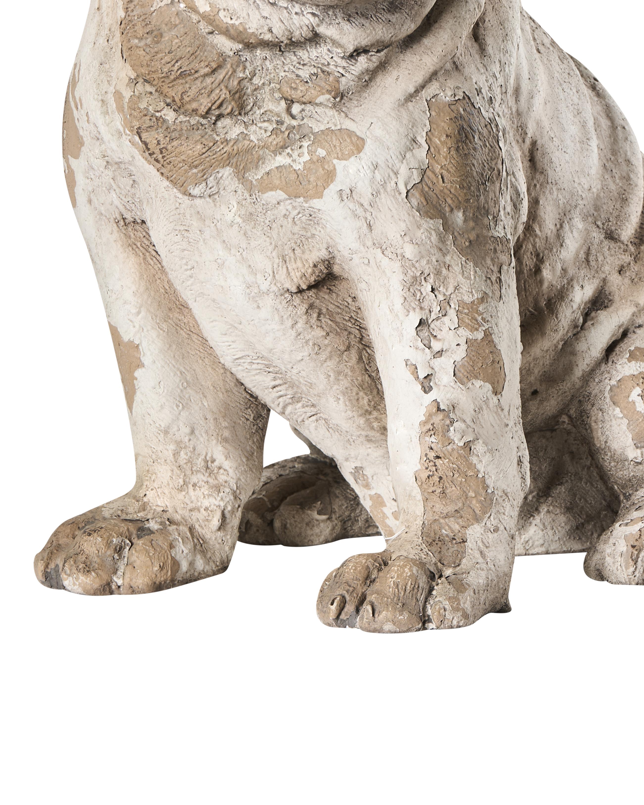 Tuinbeeld SARNANO Hond Beige