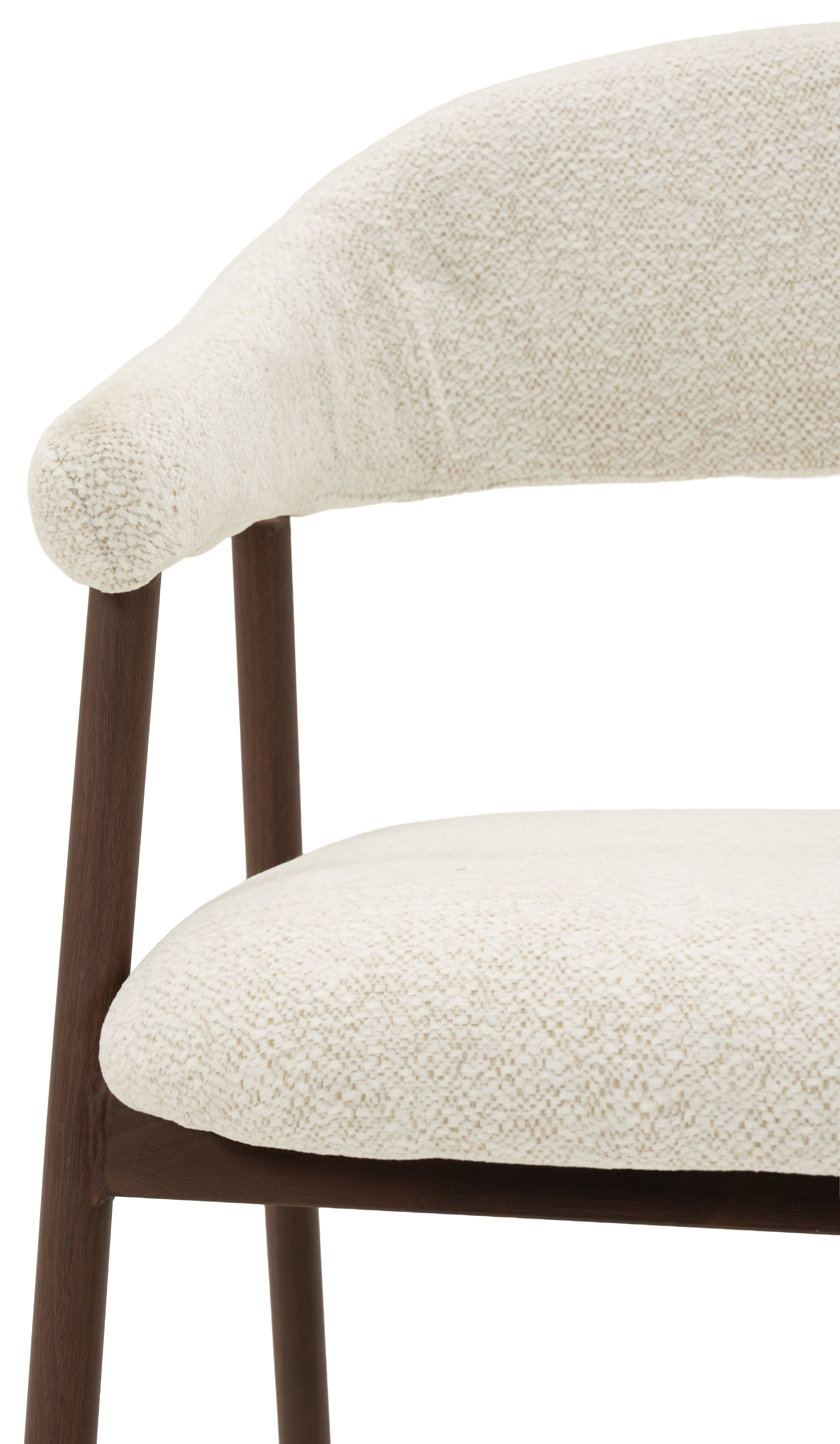 Eetkamerstoel Raven 22 Natural - Walnut Brynjar B54 x D54 x H80 cm