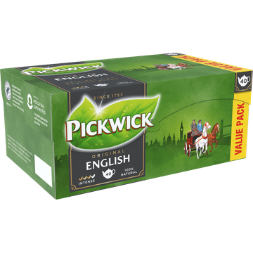Pickwick Original Rich English Blend Value Pack 40 x 4 g