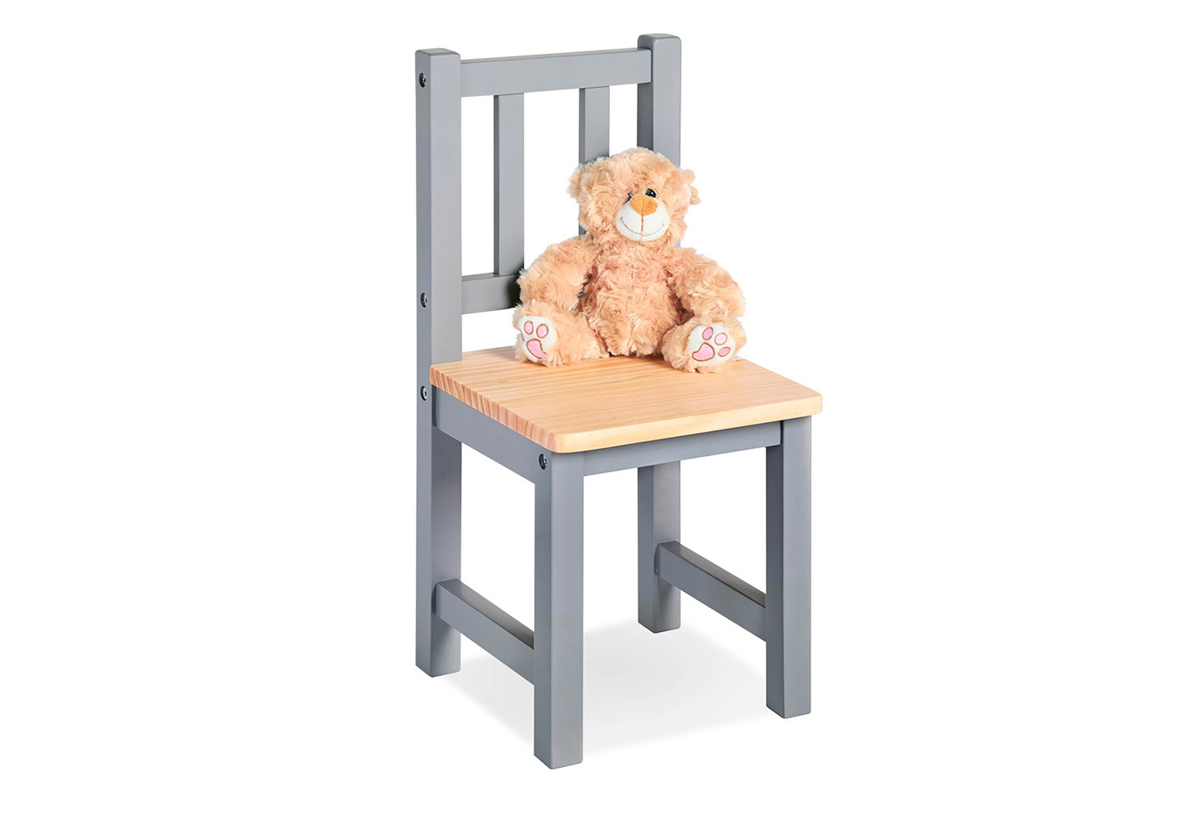 Pinolino Kinderstuhl „Fenna”, grau/natur