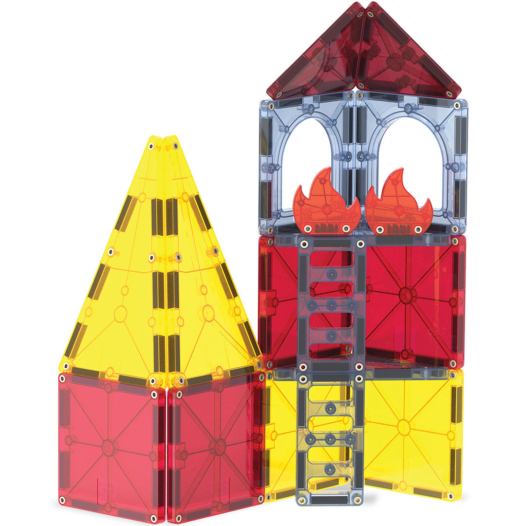 magna-tiles magnetische tegels fire rescue - 27st