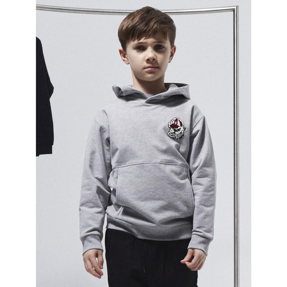 Køb Name It Grey Melange Nkmsteven Ls Nreg Sweat Wh Bru