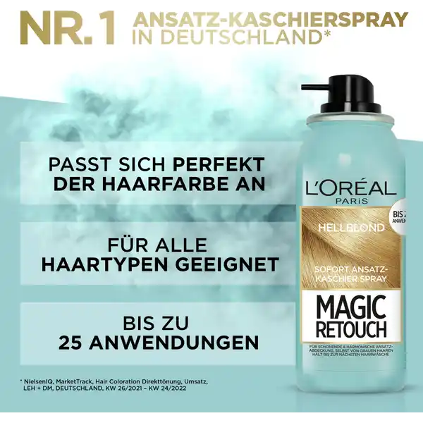 Ansatz-Kaschierspray Hellblond