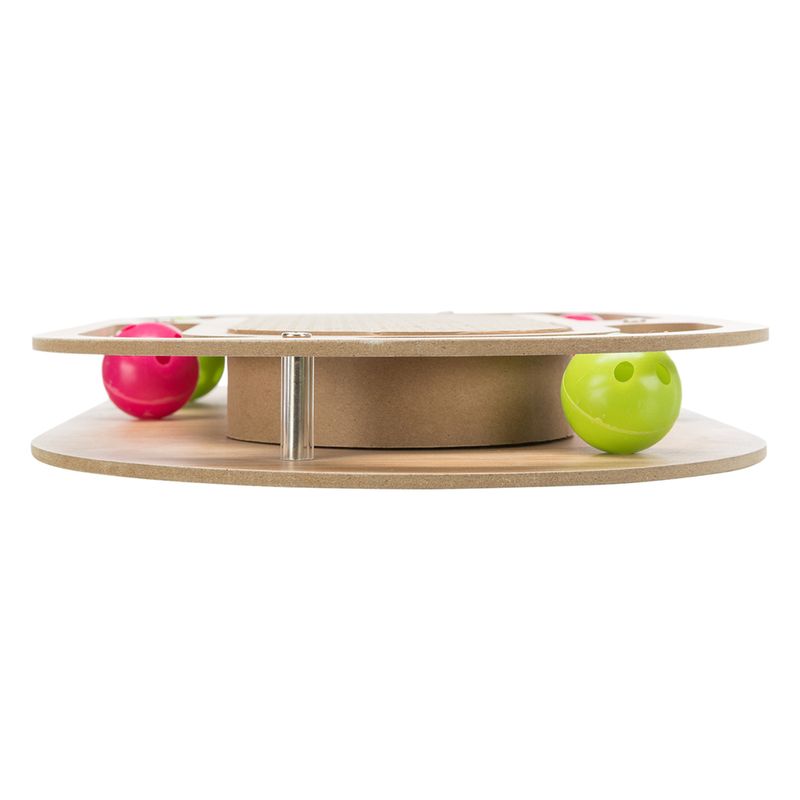 Plateau griffoir Trixie avec cadre en bois, oval