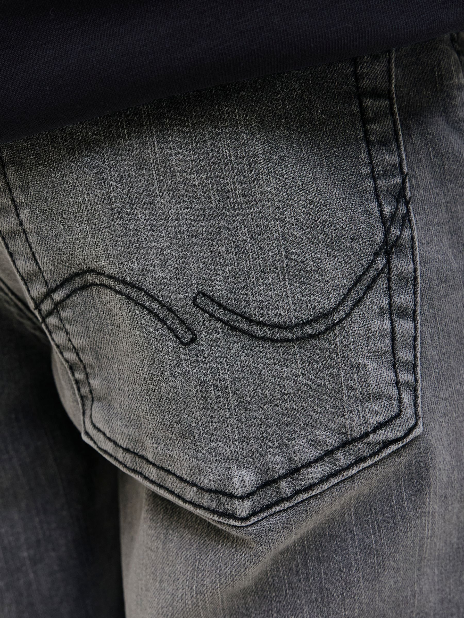 Zwart - JACK & JONES JUNIOR Blue Glenn Slim Fit Jeans