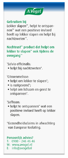 A.Vogel Nachtrust Tabletten - Overgang 30ST