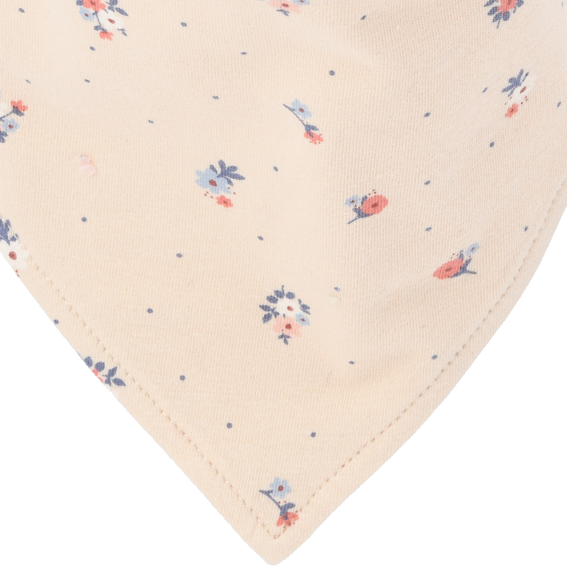 Topomini Baby Bandana mit Blumen-Print creme