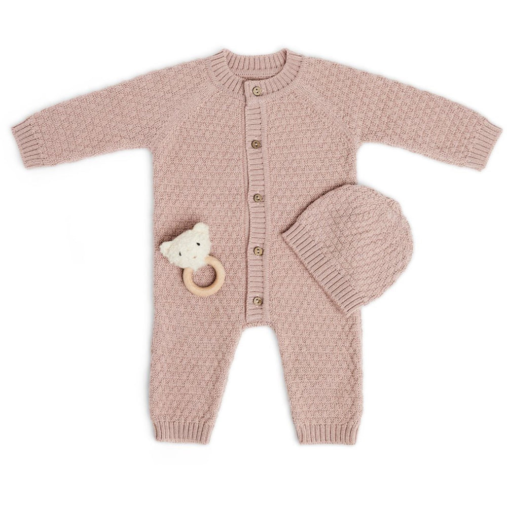 Køb Smallstuff Powder Buksedragt Square Strik Merino Uld
