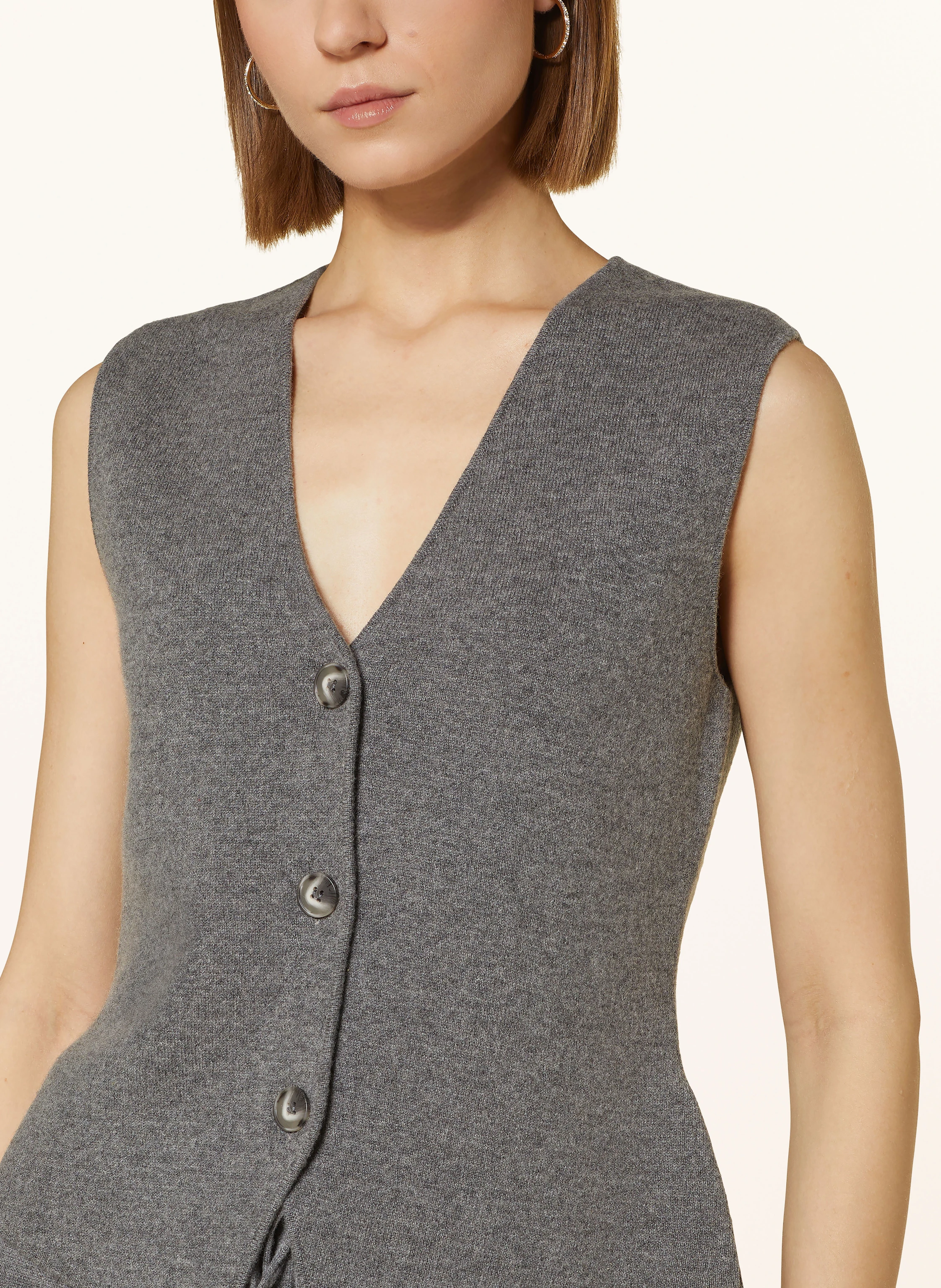 lilienfels Strickweste mit Cashmere
