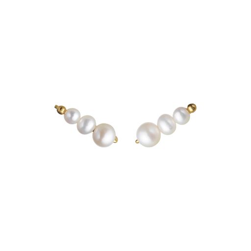 byBiehl Aura Small Earclimbers, Guld