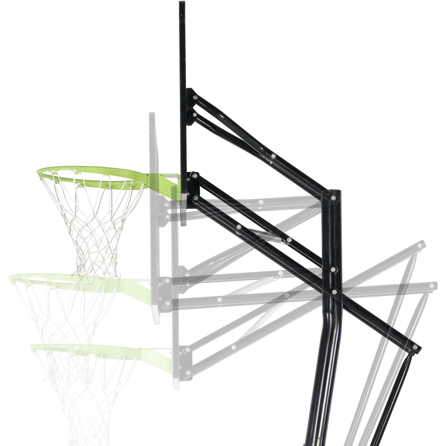 EXIT Galaxy Basketballkorb zur Bodenmontage mit Dunkring - grünschwarz