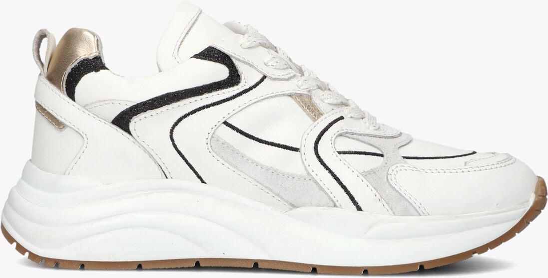 witte blasz lage sneakers charu-11