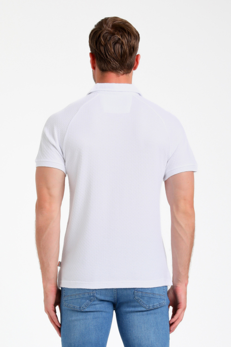 Gabbiano ecru heren polo