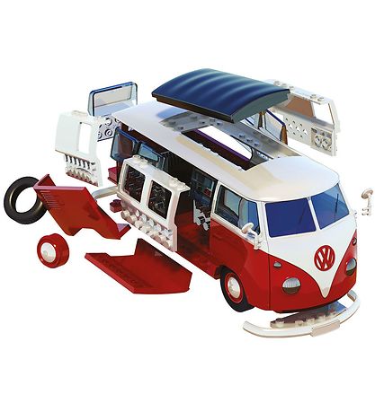 Airfix S?t - QUICKBUILD - VW Camper Van J6017 - 52 Dele - R?d