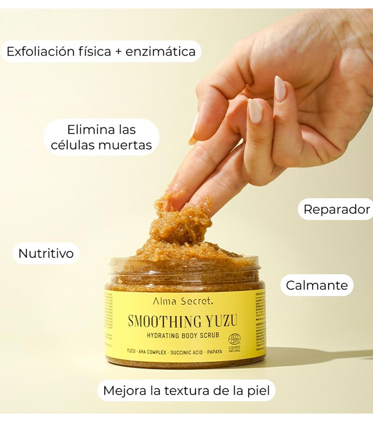 Alma Secret - Esfoliante Corporal Hidratante Smoothing Yuzu