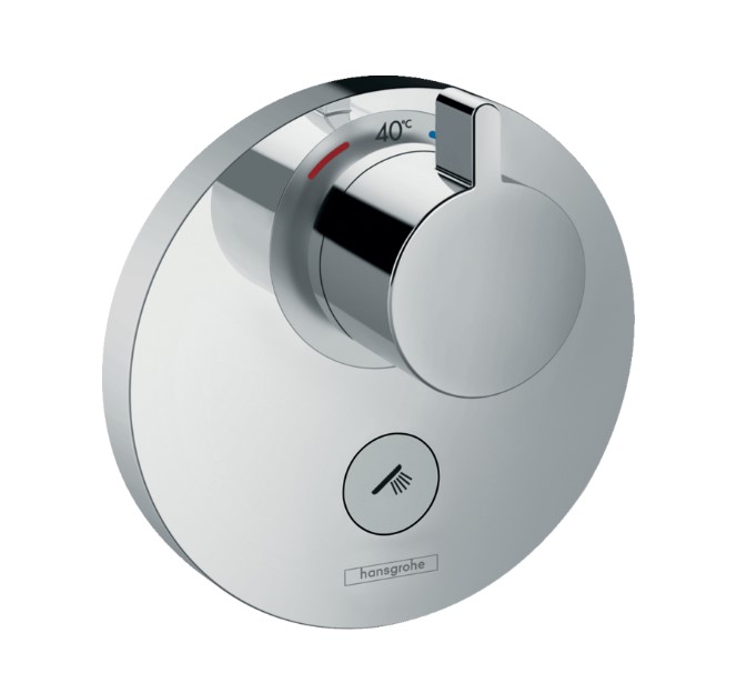 Hansgrohe ShowerSelect S afbouwdeel thermostaat voor 1 functie met stopkraan chroom