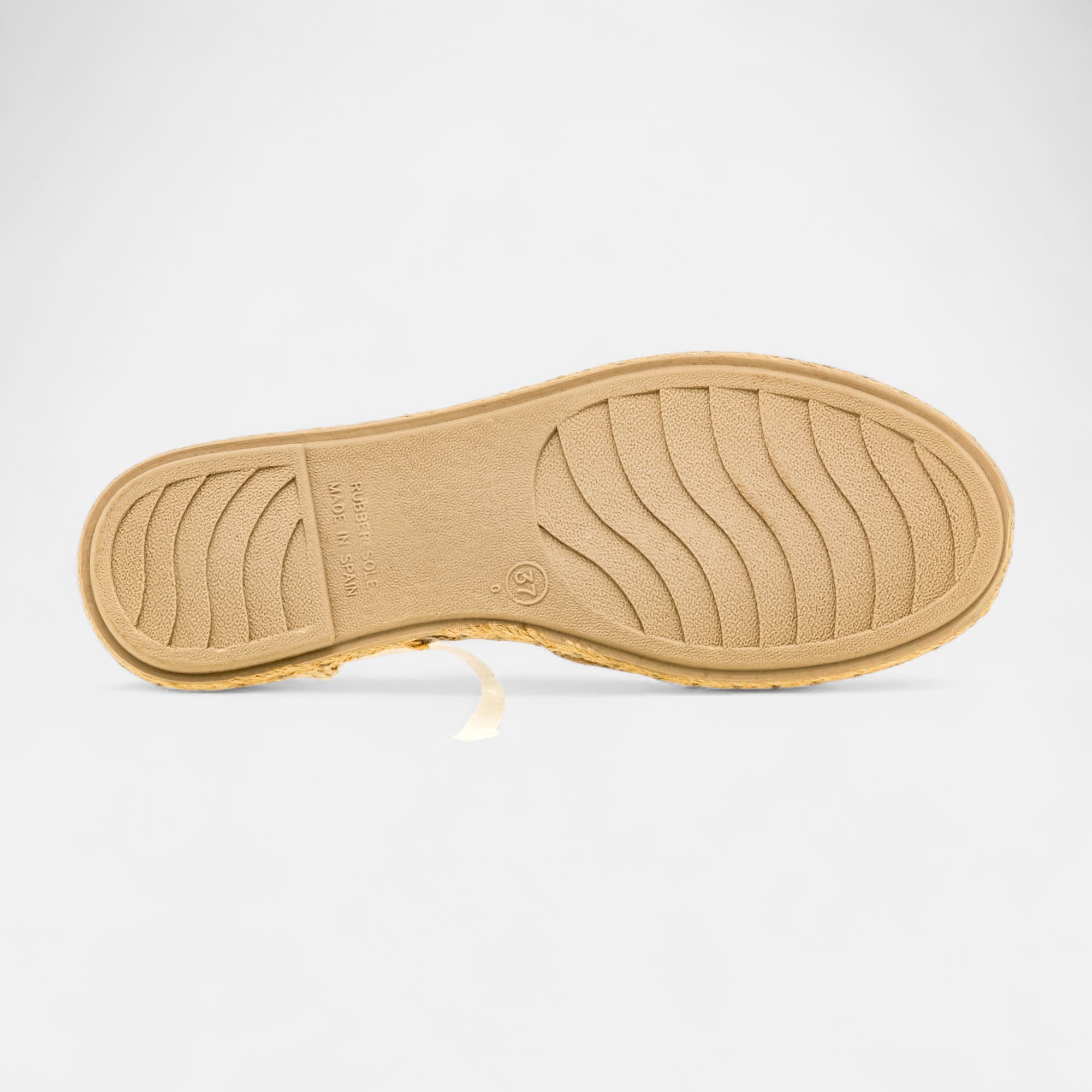 Espadrilles Femme en cuir beige
