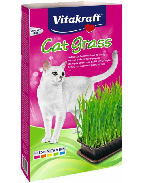 Vitakraft Cat Gras - Kattensnack - Natuur 120 g