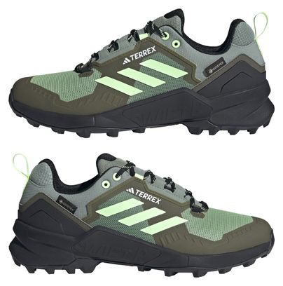 Chaussures de Randonnée adidas Terrex Swift R3 GTX Vert Noir Homme