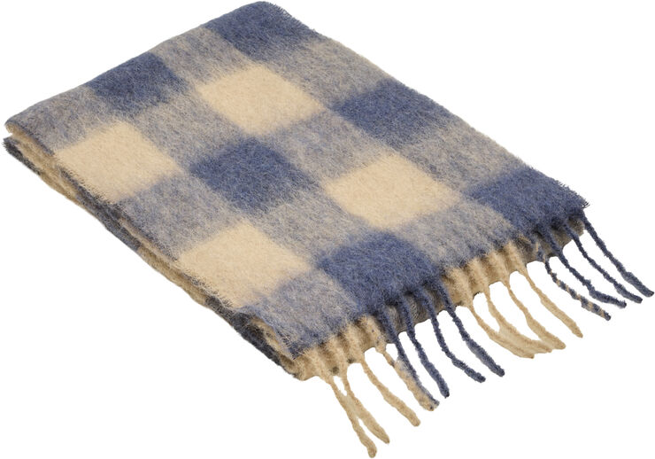Becksöndergaard Check Mincho Scarf Grå