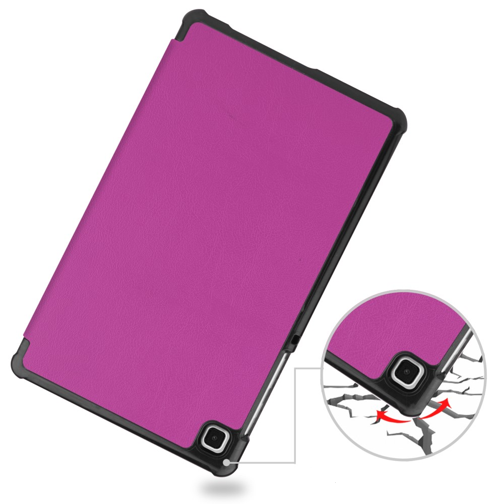Samsung Galaxy Tab A7 Lite Leder Tasche Smart Cover Hülle - Pink