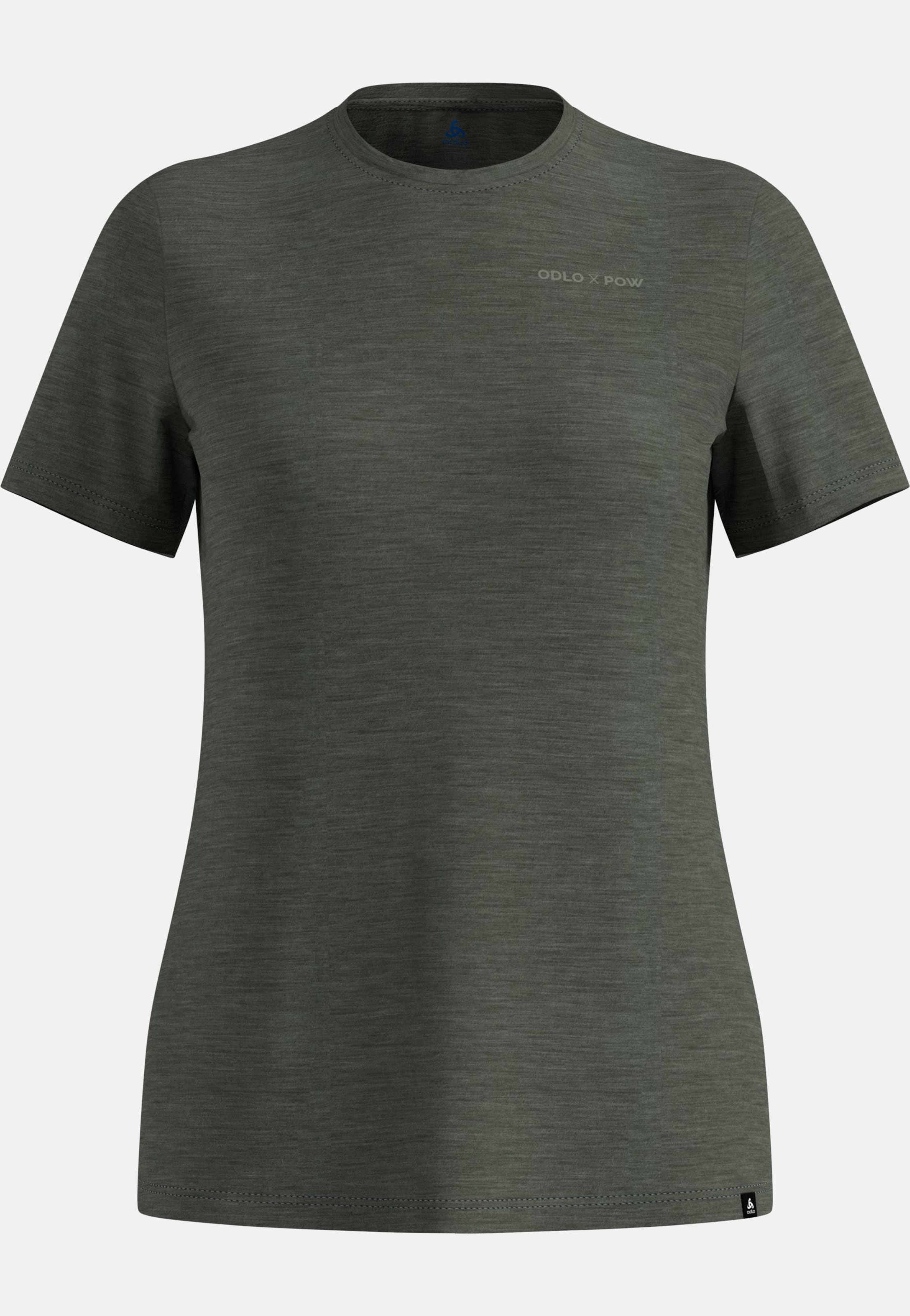 Odlo x POW Collective Voices T-Shirt aus Merinomix in urban chic melange