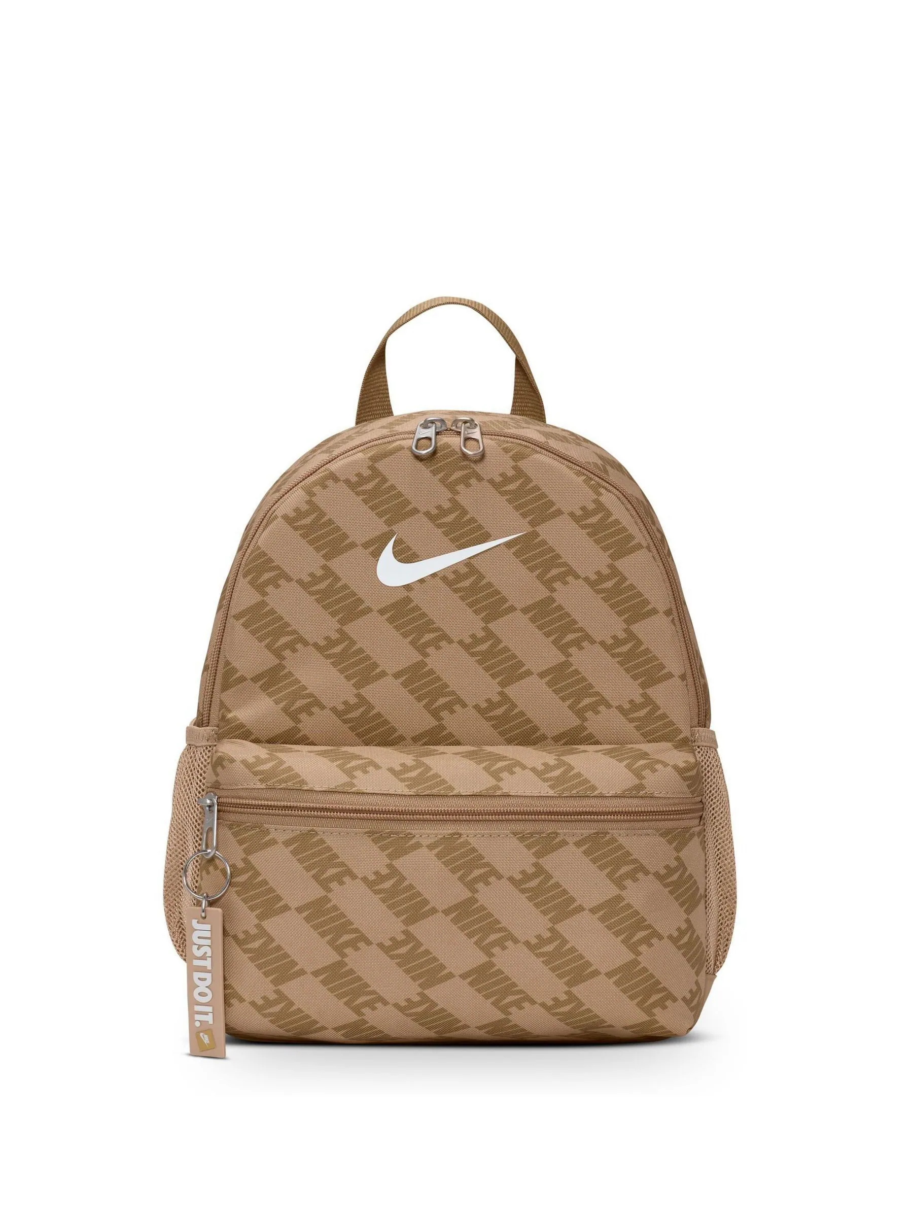Bruin - Nike Mini Brasilia JDI rugzak met all-over print