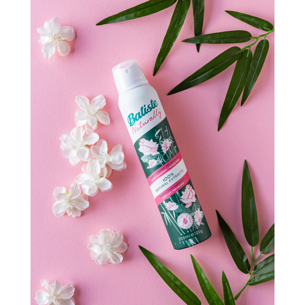 Batiste Naturally Droogshampoo Bamboo Fibre & Gardenia200 ml