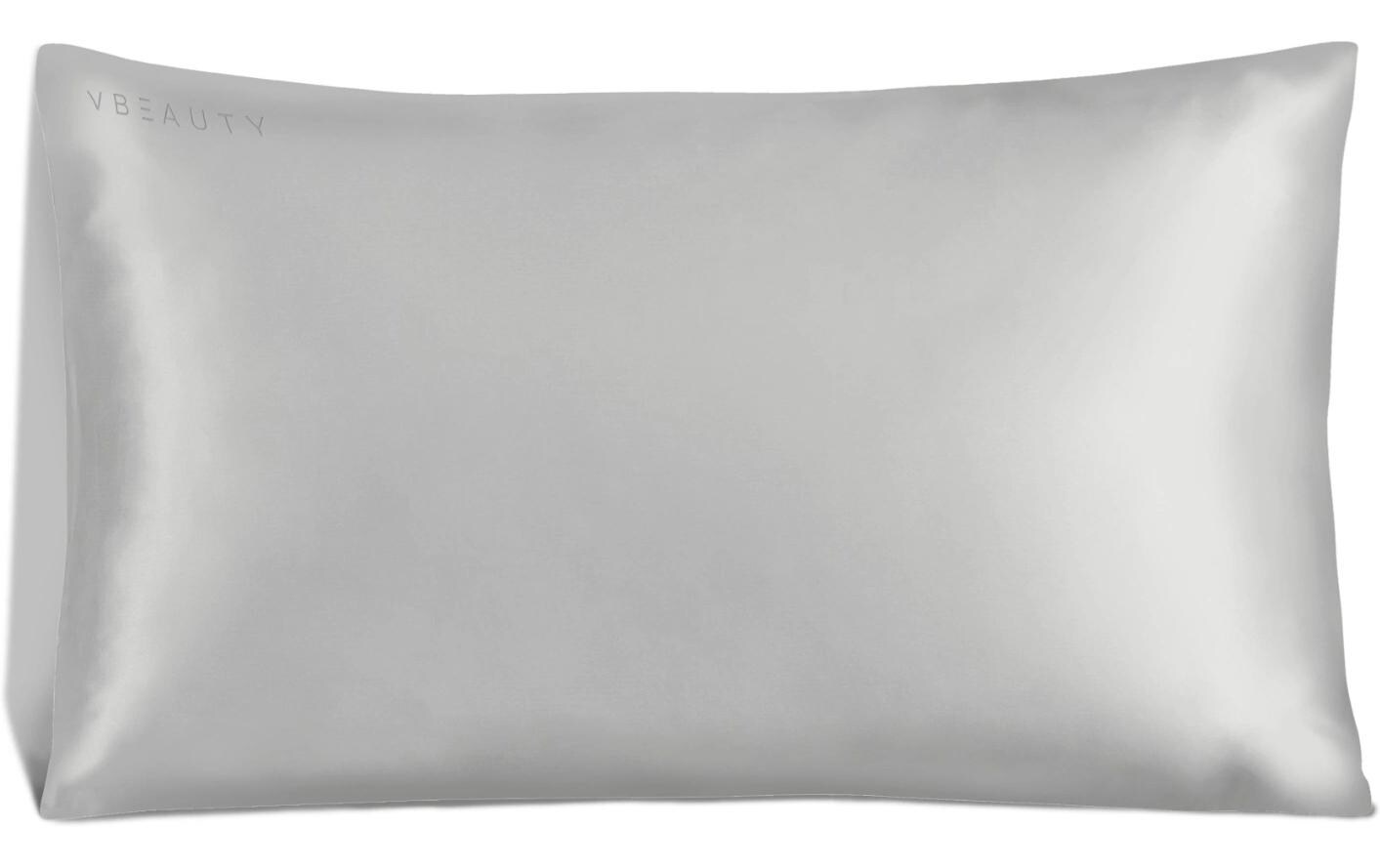 Beauty Seidenkissen 65 x 100 cm – Silber<br>Seidenkissenbezug aus 100%Seide