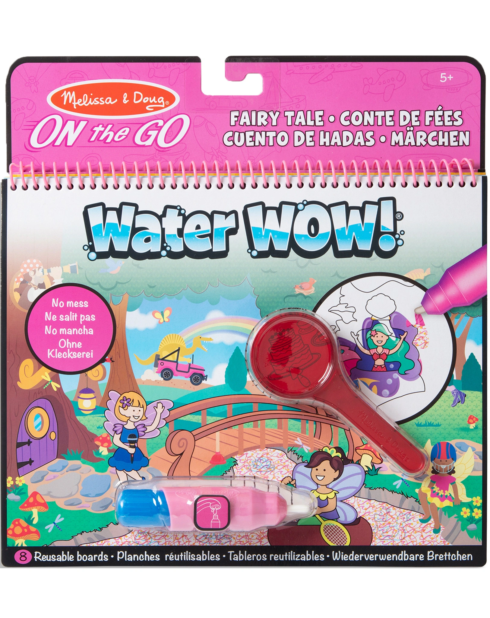 Malblock WATER WOW! - DELUXE MÄRCHEN mit Zubehör