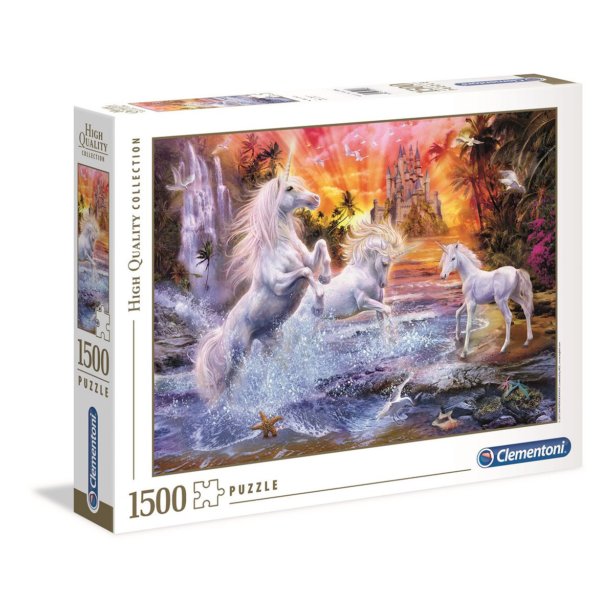 Puzzle High Quality 1500 pièces Licornes sauvages